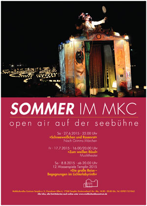Sommer im MKC 2015 Plakat